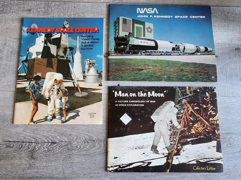 Vintage Kennedy Space Center Tours Magazine 1978 Space LOT 3 Man on the Moon +